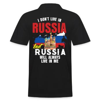 Voyage en Russie - Polo Homme - noir - Dos - Kai (181cm)