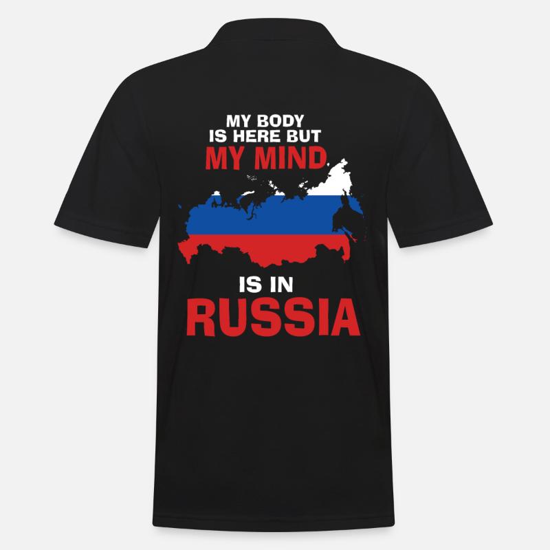 Russie Eurasie - Polo Homme - noir
