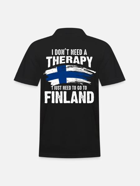 Finland holidays - Men's Polo Shirt - black