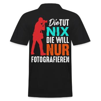 Amateur de photographe - Polo Homme - noir - Dos - Kai (181cm)