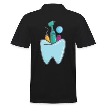 Cool Dentist Instruments Dentists gift - Polo Homme - noir - Dos - Kai (181cm)
