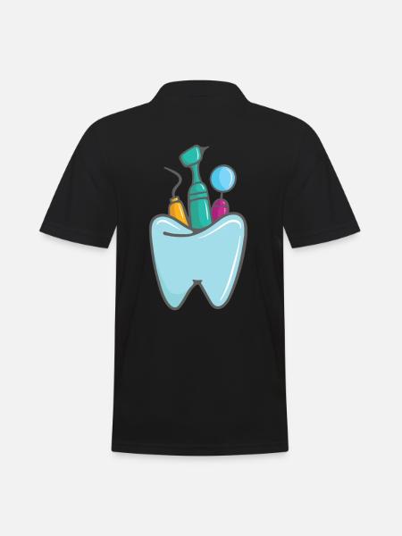 Cool Dentist Instruments Dentists gift - Polo Homme - noir