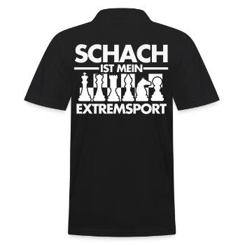 Sports d'échecs - Polo Homme - noir - Dos - Kai (181cm)