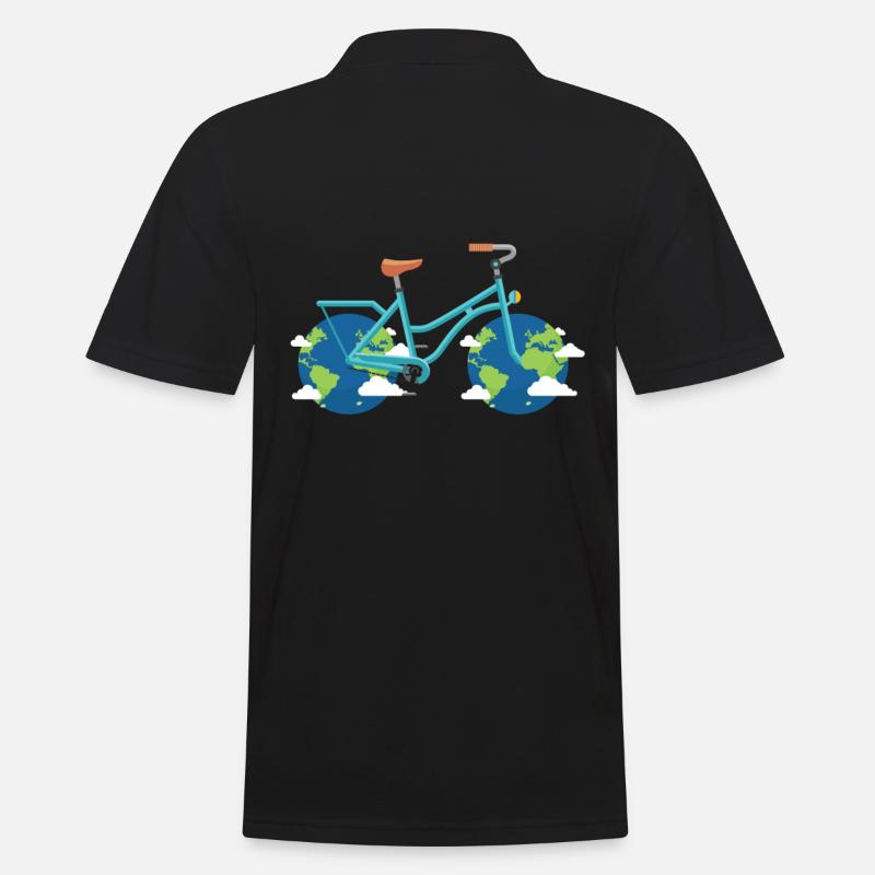Klimaschutz - Männer Poloshirt - Schwarz