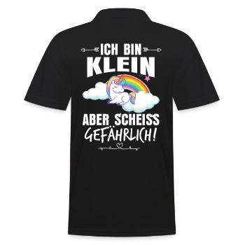 Petite licorne - Polo Homme - noir - Dos - Kai (181cm)