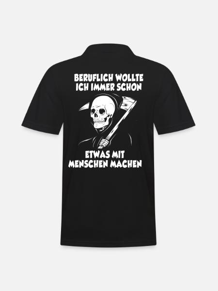 Faucheuse Halloween - Polo Homme - noir