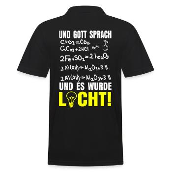 Physique Formule Lumière - Polo Homme - noir - Dos - Kai (181cm)