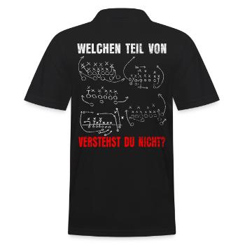 Football américain - Polo Homme - noir - Dos - Kai (181cm)