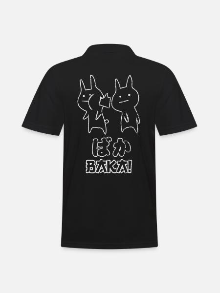 Anime - Polo Homme - noir