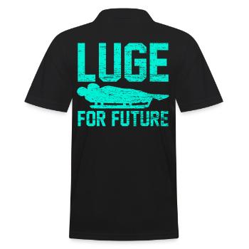 Luge de course - Polo Homme - noir - Dos - Kai (181cm)