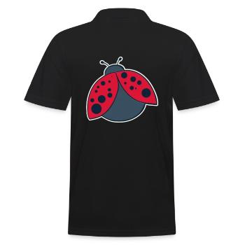 Coccinelle pour le jardin - Polo Homme - noir - Dos - Kai (181cm)