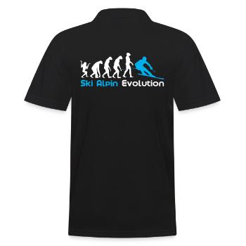 Evolution du ski alpin - Polo Homme - noir - Dos - Kai (181cm)