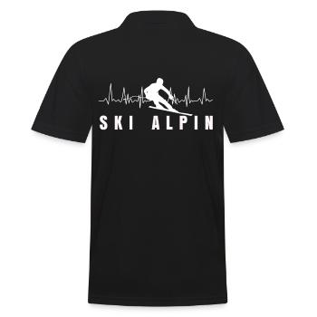 Pistes de ski alpin - Polo Homme - noir - Dos - Kai (181cm)