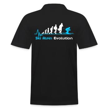 Evolution du ski alpin - Polo Homme - noir - Dos - Kai (181cm)
