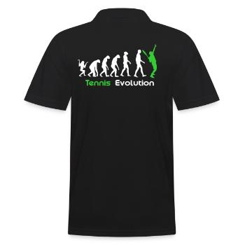 Tennis Evolution - Polo Homme - noir - Dos - Kai (181cm)