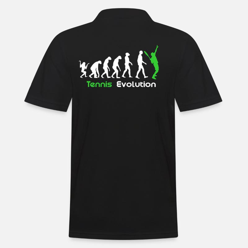 Tennis Evolution - Polo Homme - noir