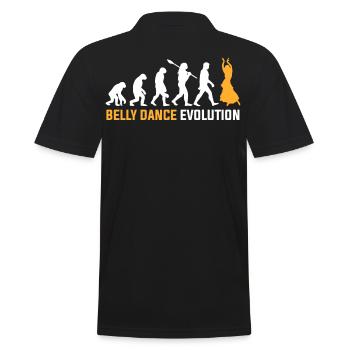 Belly Dance Evolution - Men's Polo Shirt - black - Back - Kai (181cm)