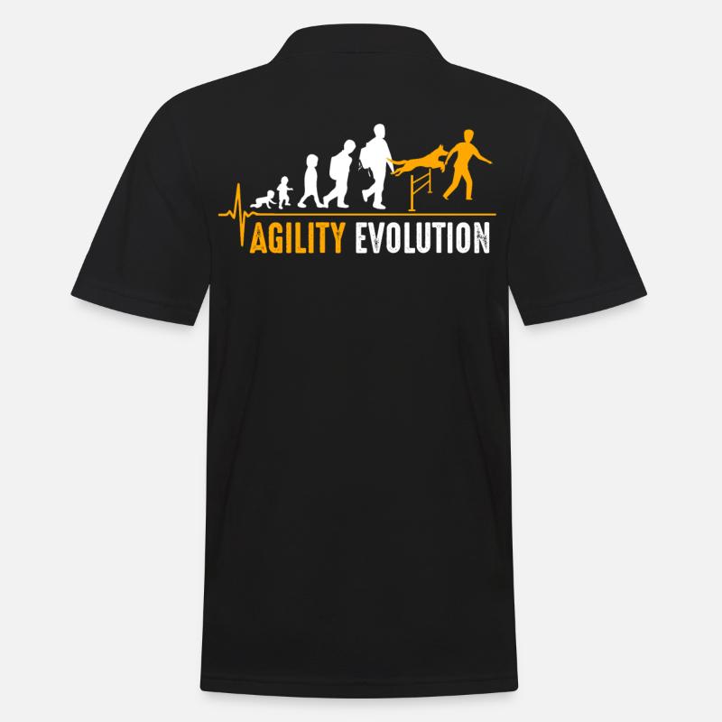 Naissance d'agilité - Polo Homme - noir
