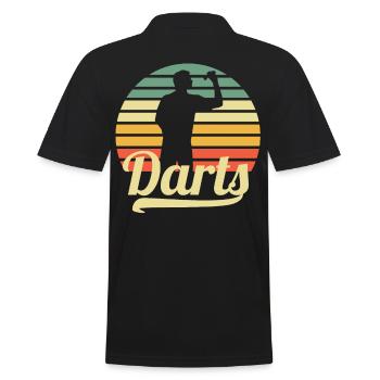 jeu de fléchettes - Polo Homme - noir - Dos - Kai (181cm)
