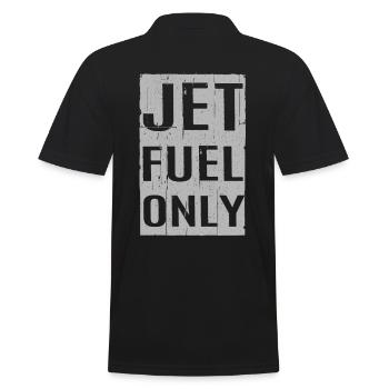 Cool Jet Fuel Seulement Cadeau de la Force aérienne en détresse - Polo Homme - noir - Dos - Kai (181cm)
