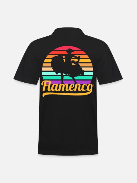 Flamenco - Men's Polo Shirt - black