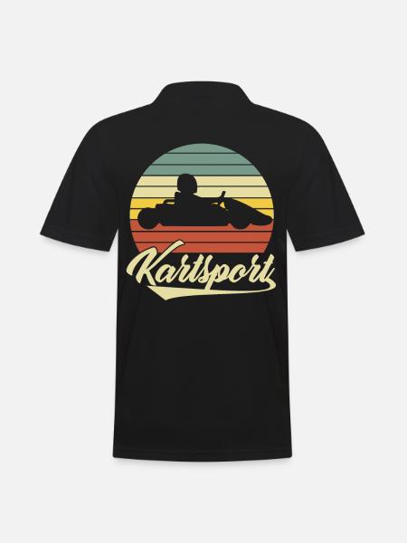 Karting - Polo Homme - noir
