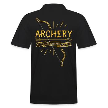 Sports à l’arc Tir à l’arc Archery - Polo Homme - noir - Dos - Kai (181cm)