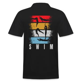Rétro de natation - Polo Homme - noir - Dos - Kai (181cm)