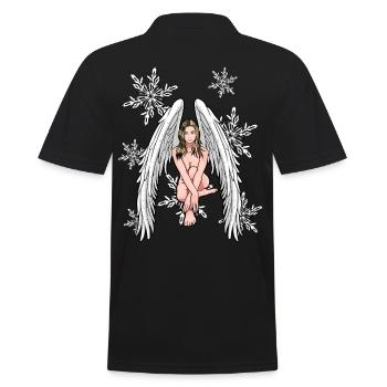 Noël ange de Noël - Polo Homme - noir - Dos - Kai (181cm)