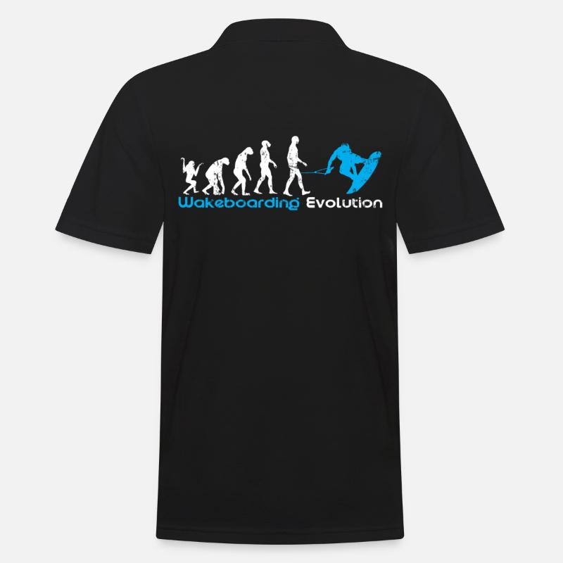 Evolution du wakeboard - Polo Homme - noir
