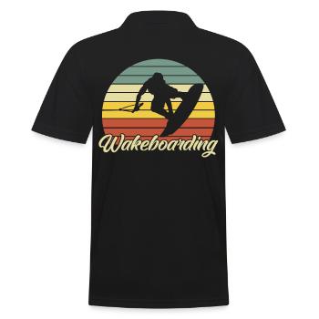 Cadeau de wakeboard - Polo Homme - noir - Dos - Kai (181cm)