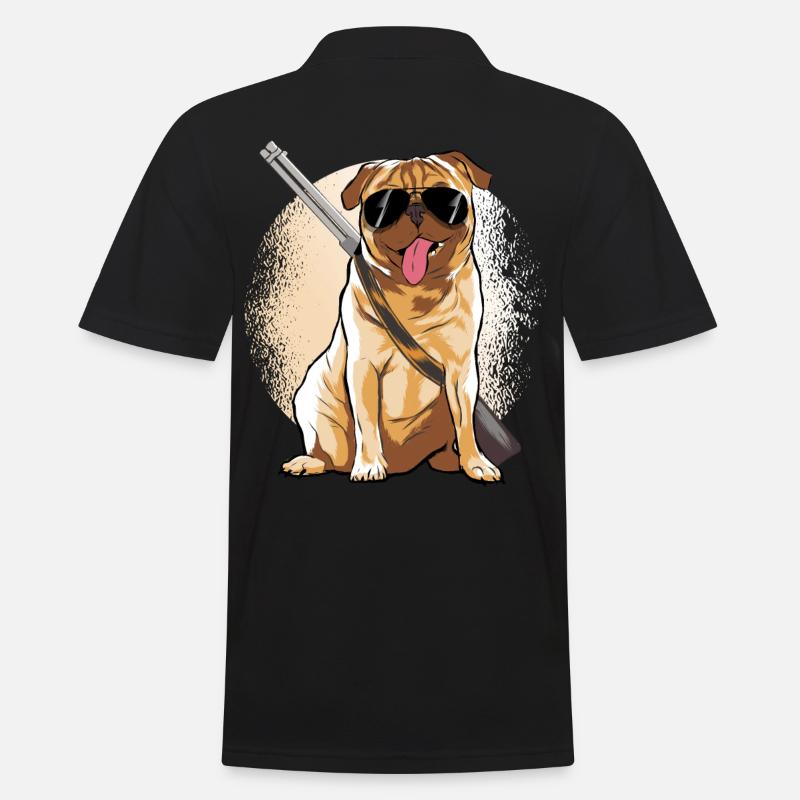 Mobs Hunter Dogs Tshirt - Men's Polo Shirt - black