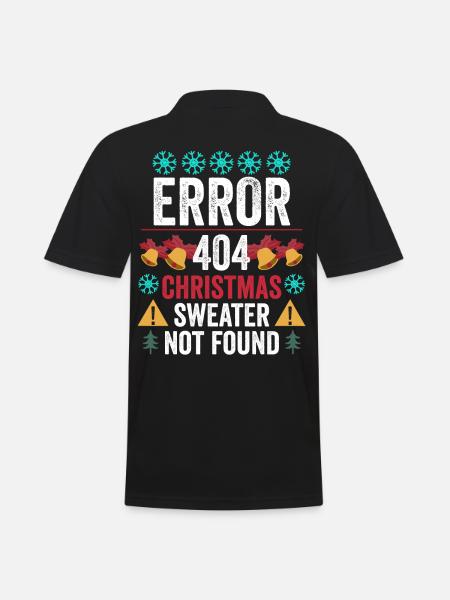 Weihnachten programmierer Computer - Männer Poloshirt - Schwarz