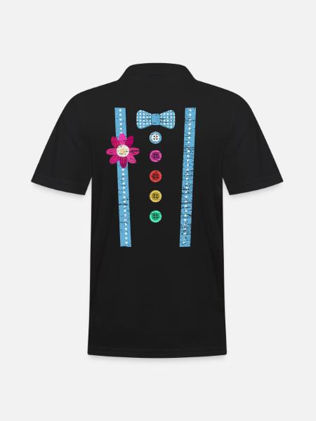 Clown Costume - Men's Polo Shirt - black
