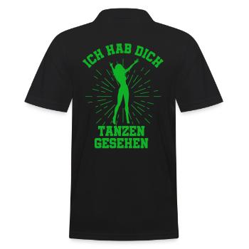 Tanzen Feiern Party Musik Diskothek - Männer Poloshirt - Schwarz - Hinten - Kai (181cm)