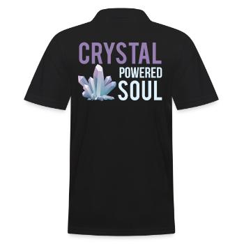 Cool Crystal Powered Soul Crystal Lovers Gift - Polo Homme - noir - Dos - Kai (181cm)