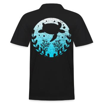 Terrarium de tortue - Polo Homme - noir - Dos - Kai (181cm)