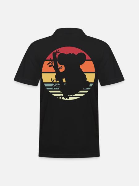 Koala - Polo Homme - noir