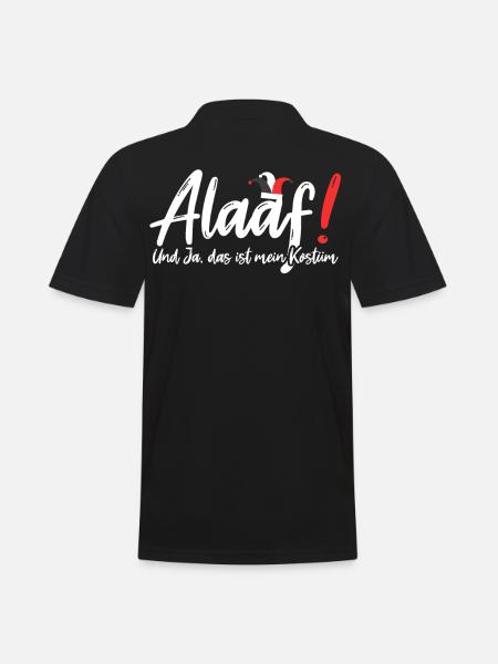 Alaaf Karneval Köln Kostüm - Männer Poloshirt - Schwarz