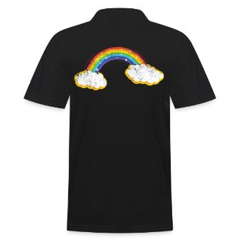 arc en ciel - Polo Homme - noir - Dos - Kai (181cm)