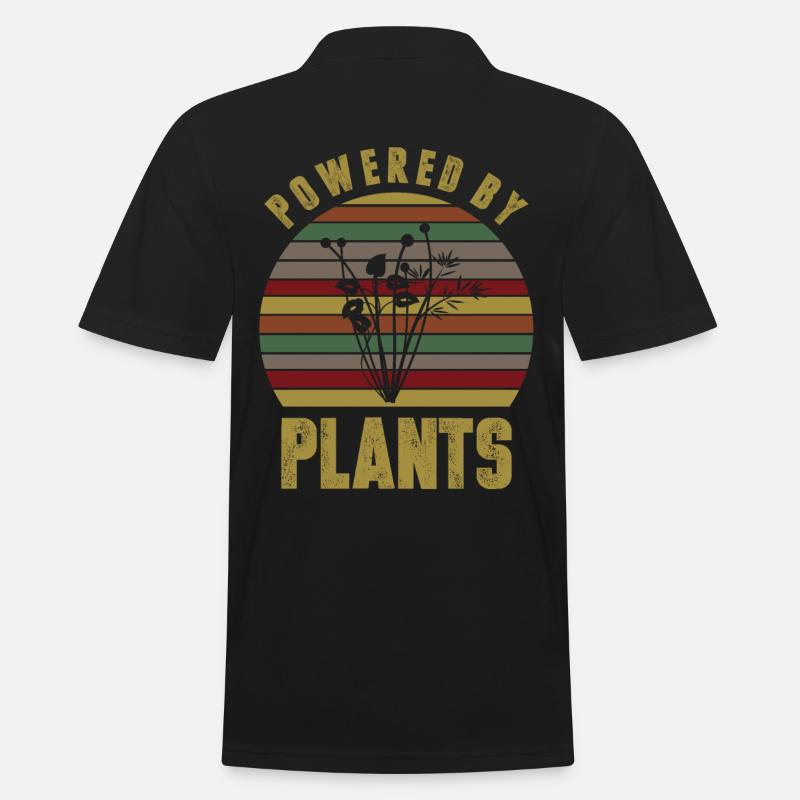 Vegan Vegetarier - Männer Poloshirt - Schwarz