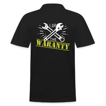 Outil de chemise de garantie drôle de mécanicien automobile - Polo Homme - noir - Dos - Kai (181cm)