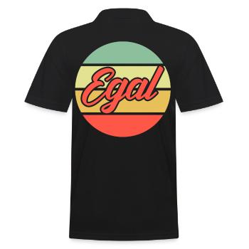 Egal - Männer Poloshirt - Schwarz - Hinten - Kai (181cm)