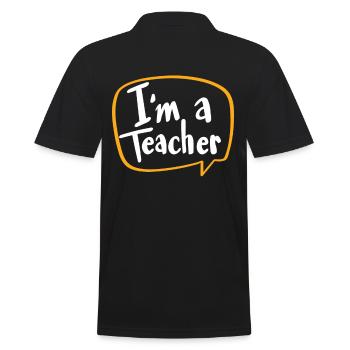 Cool Teachers Gonna Teach Teachers Gift - Polo Homme - noir - Dos - Kai (181cm)