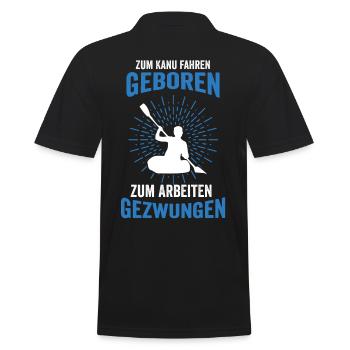 Kanu Kanusport - Männer Poloshirt - Schwarz - Hinten - Kai (181cm)