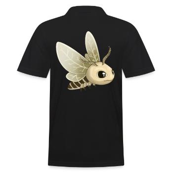 Bébé papillon papillon papillon insecte enfants - Polo Homme - noir - Dos - Kai (181cm)