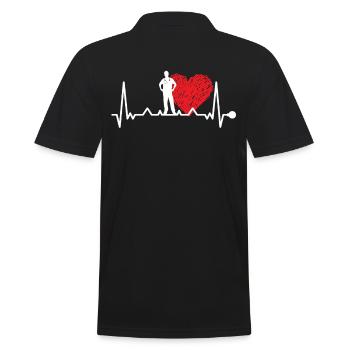 Médecin paramédical urgentiste - Polo Homme - noir - Dos - Kai (181cm)