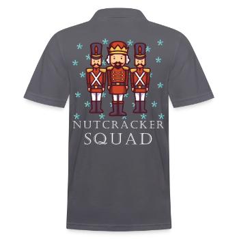Nussknacker Truppe Balletttänzerin Ballerina - Männer Poloshirt - Anthrazit - Hinten - Nico (186cm)