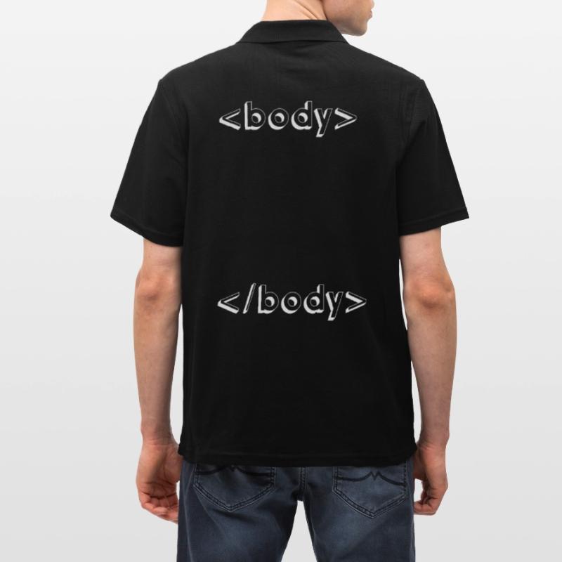 programmation html css geek Polo Homme