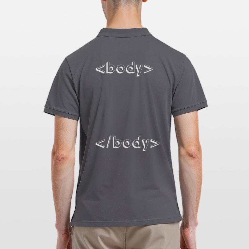 programmation html css geek Polo Homme